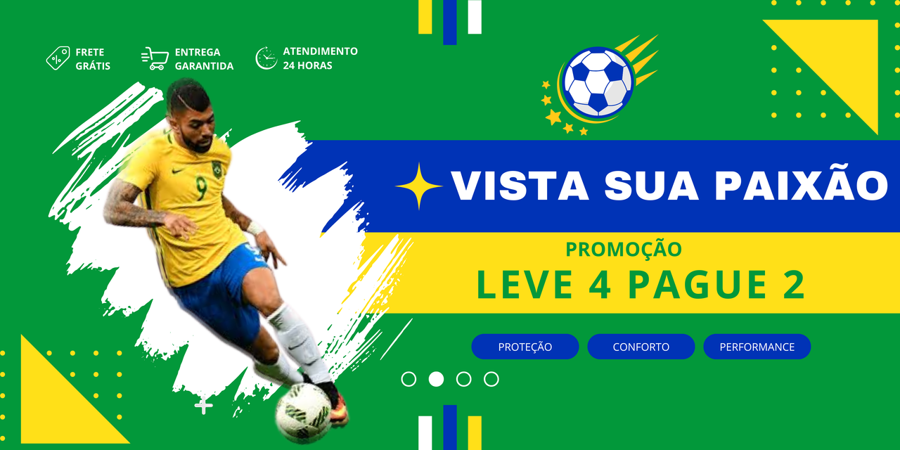 Vista sua paixao - Promocao Leve 4 Pague 2 - Frete gratis, entrega garantida, atendimento 24 horas